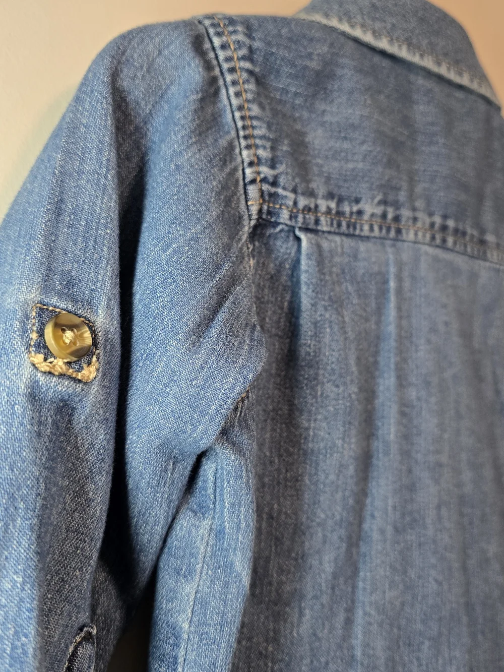 Old Navy Kids Denim Button-Down Shirt - Blue